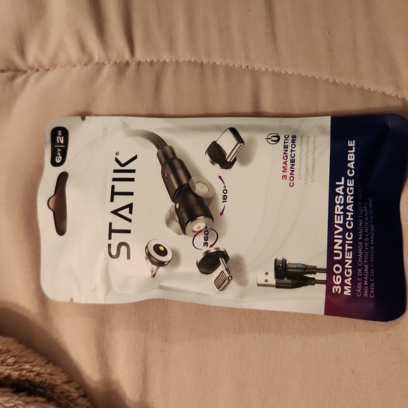 2 Statik 360 Universal Magnetic Charge Cable - Picture 1 of 5